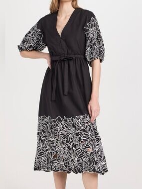 FIGUE joyce dress in black